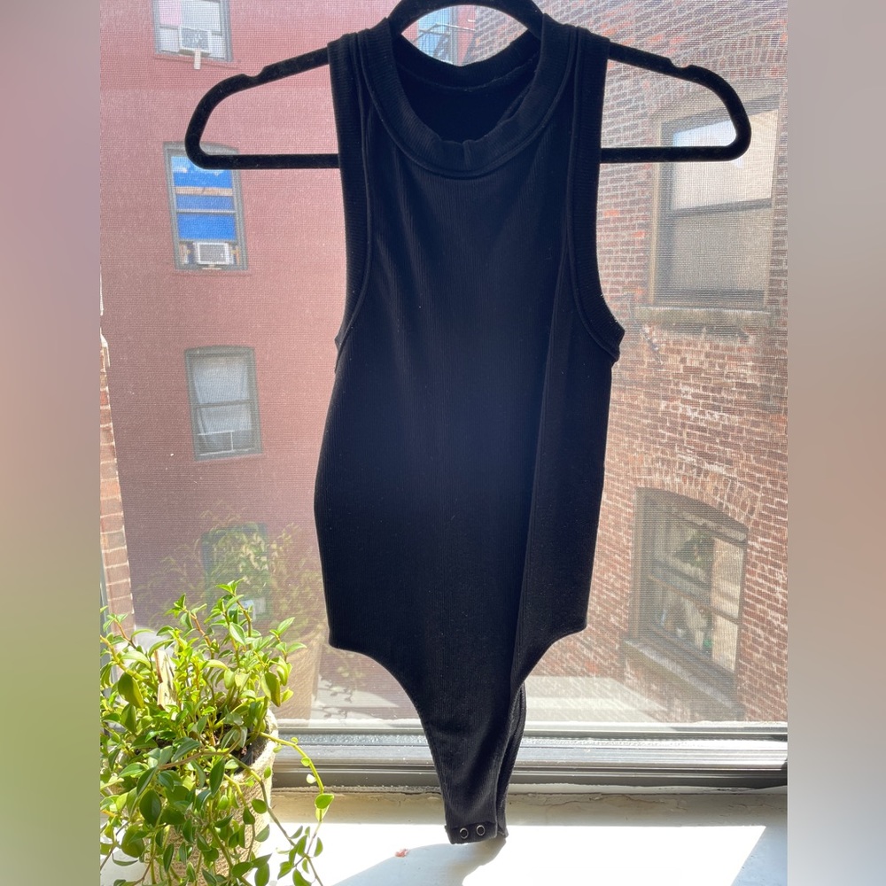 Kinsley Seamless Bodysuit from Fabletics | Black | Size Small